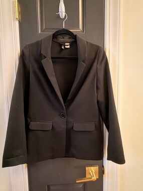 H&M Black Single-Button Women's Blazer